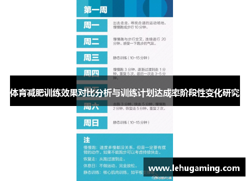 体育减肥训练效果对比分析与训练计划达成率阶段性变化研究